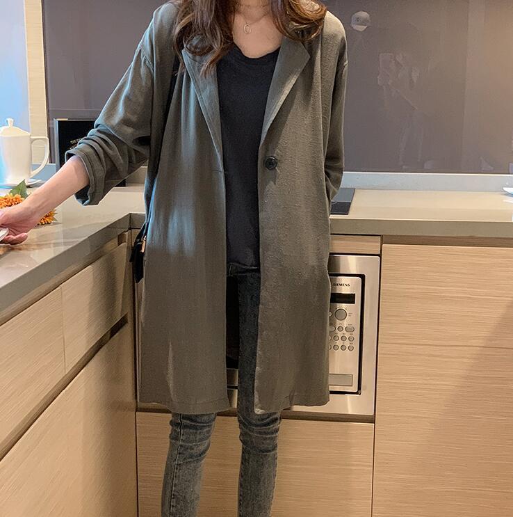 Lapel Trench Coat Image 2