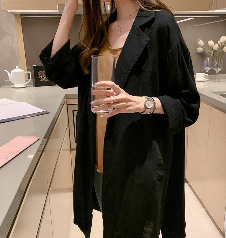 Lapel Trench Coat Image 4