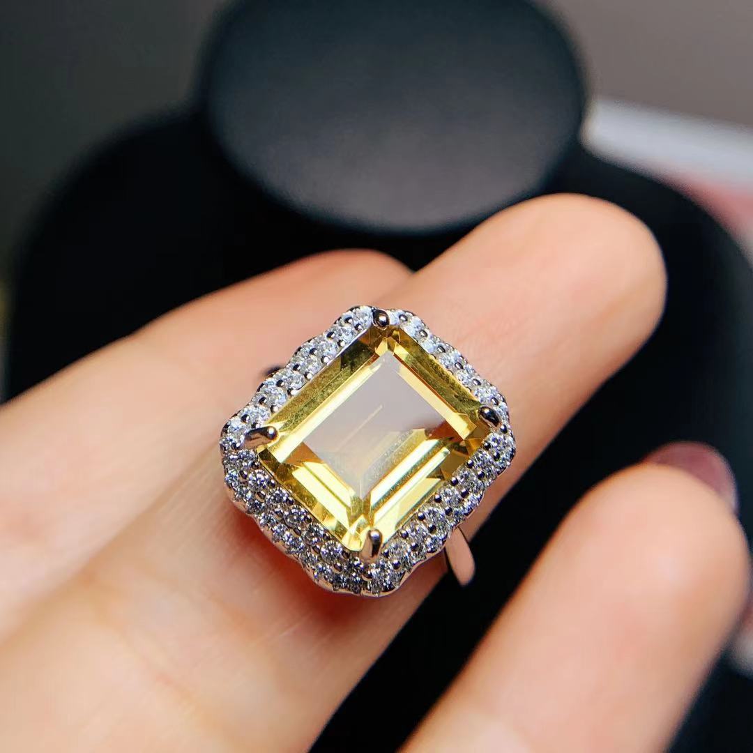 Citrine Rose Gold Ring Image 2