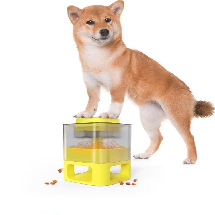 Dog Food Feeder in Action