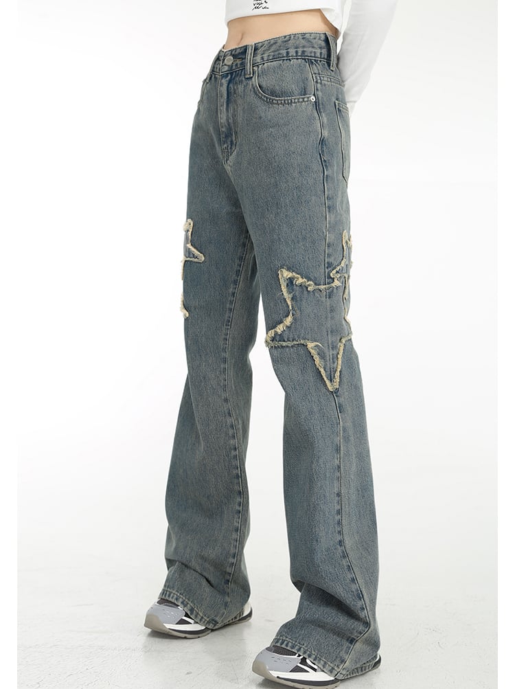 Spring High-waisted Jeans