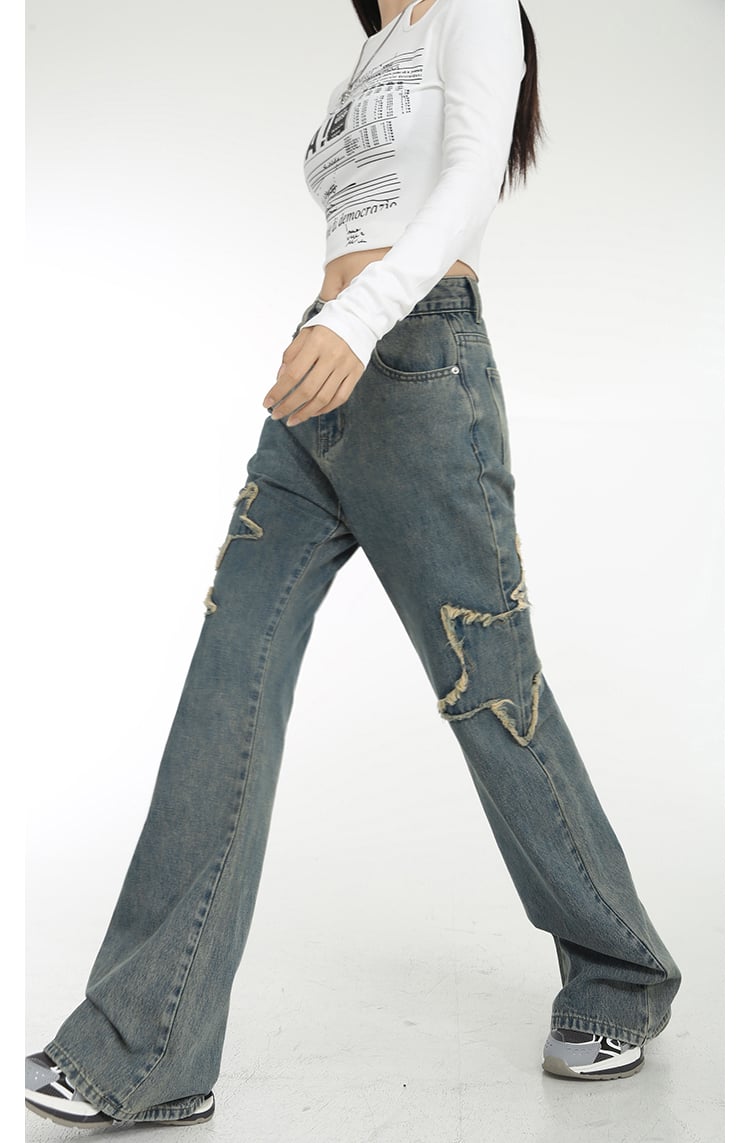 Spring High-waisted Jeans