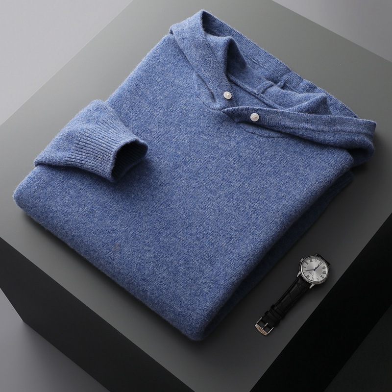 Knitted Hoodie in Casual Setting