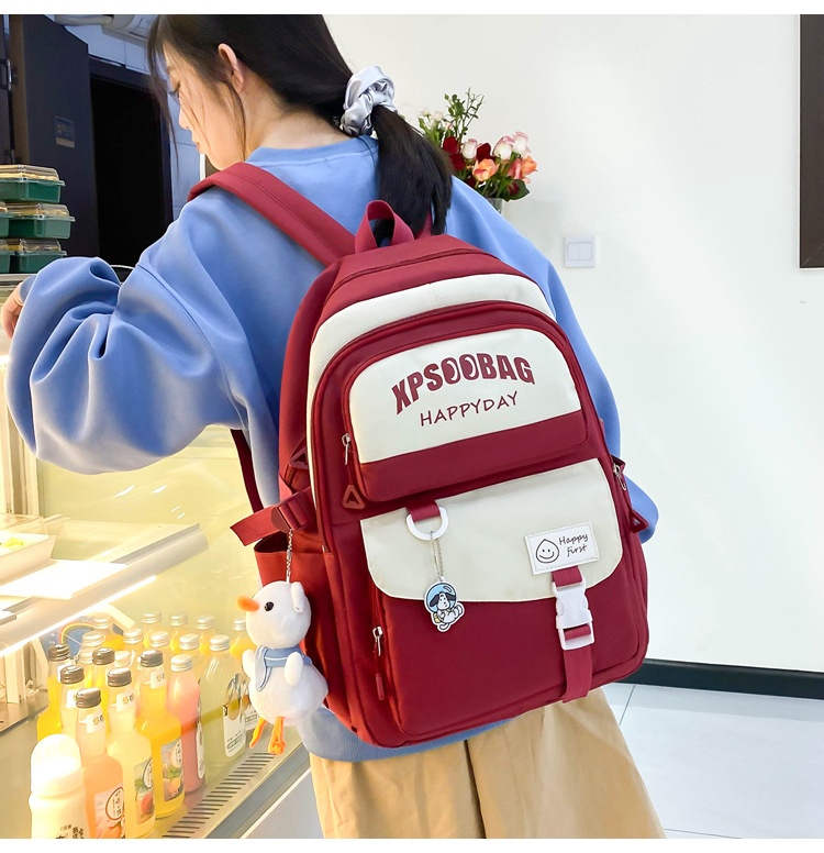 Four-piece Ins Schoolbag