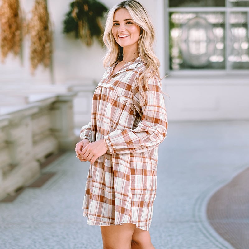 Plaid Dress Detail 2