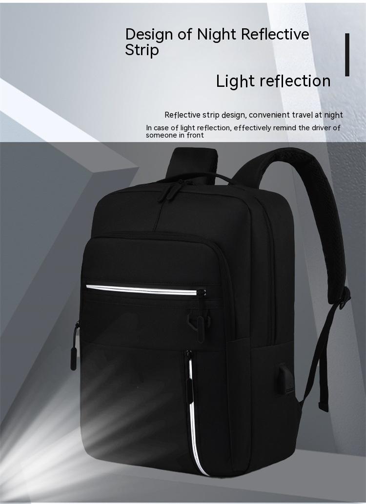 USB Charging Backpack Gray