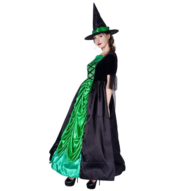 Witch Green Dress 5