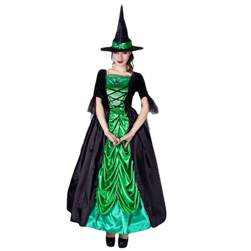 Witch Green Dress 1