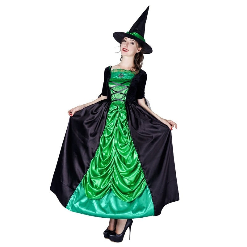 Witch Green Dress 3