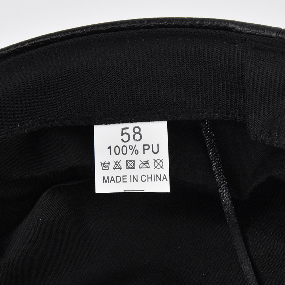 PU Leather Belt Buckle Beret