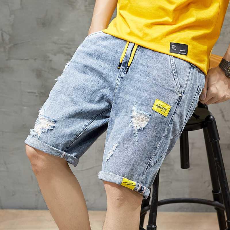 Summer Thin Denim Shorts - Image 4