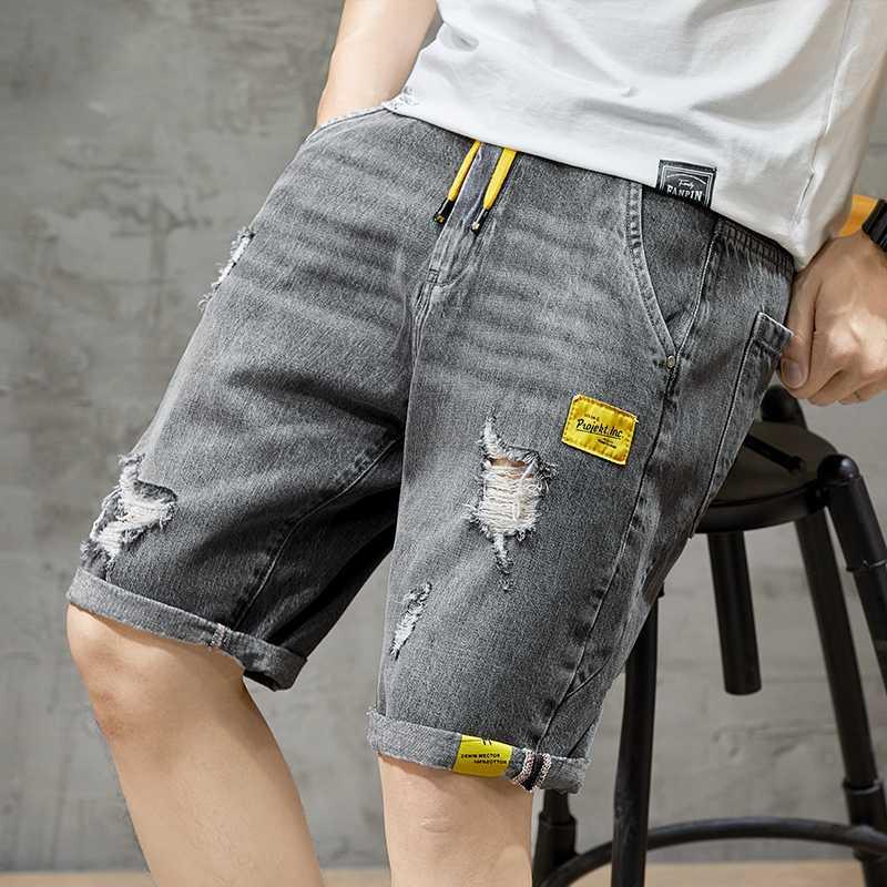 Summer Thin Denim Shorts - Image 5