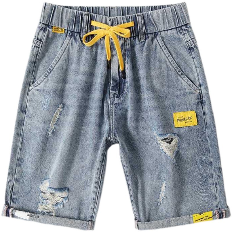 Summer Thin Denim Shorts - Image 2