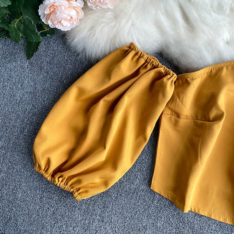 Oblique Collar Top 17