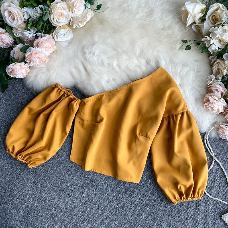 Oblique Collar Top 15