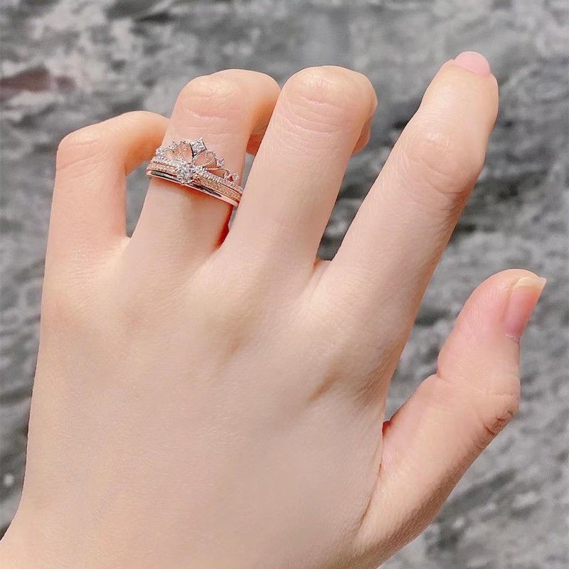 Castle Fireworks Moissanite Ring Image 3