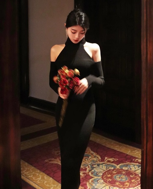Stylish black dress