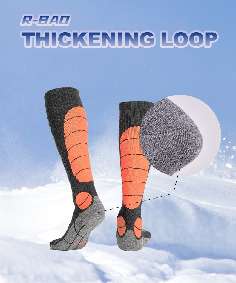 Brushed Wool Outdoor Socks - Superior Warmth