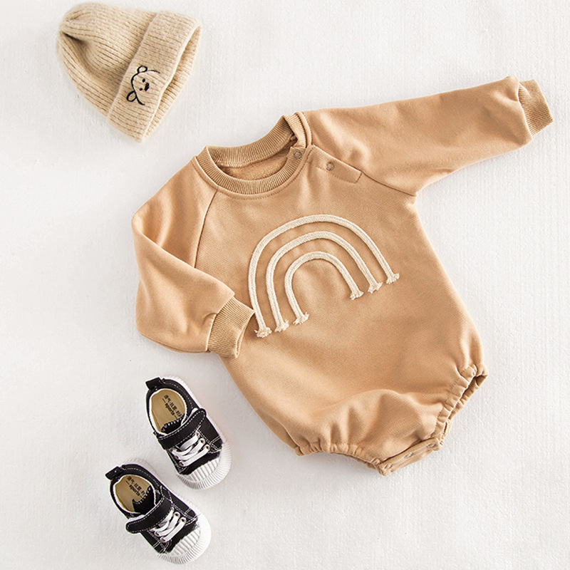 Infant Rainbow Long Sleeve Jumpsuit Image 10