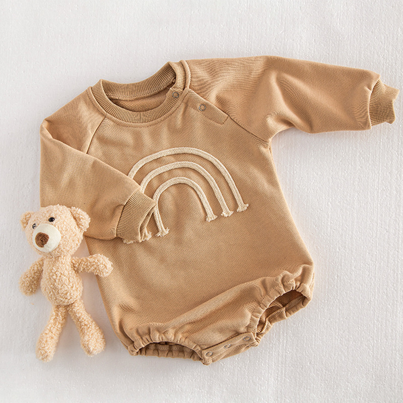 Infant Rainbow Long Sleeve Jumpsuit Image 8