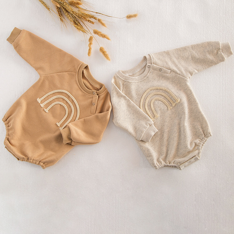 Infant Rainbow Long Sleeve Jumpsuit Image 4