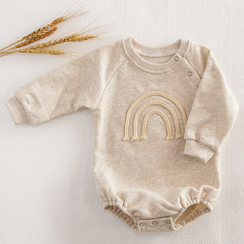 Infant Rainbow Long Sleeve Jumpsuit Image 5