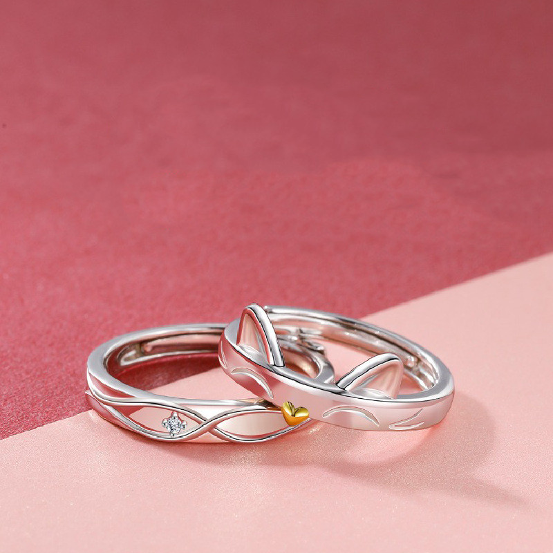 Cat Couple Ring 6