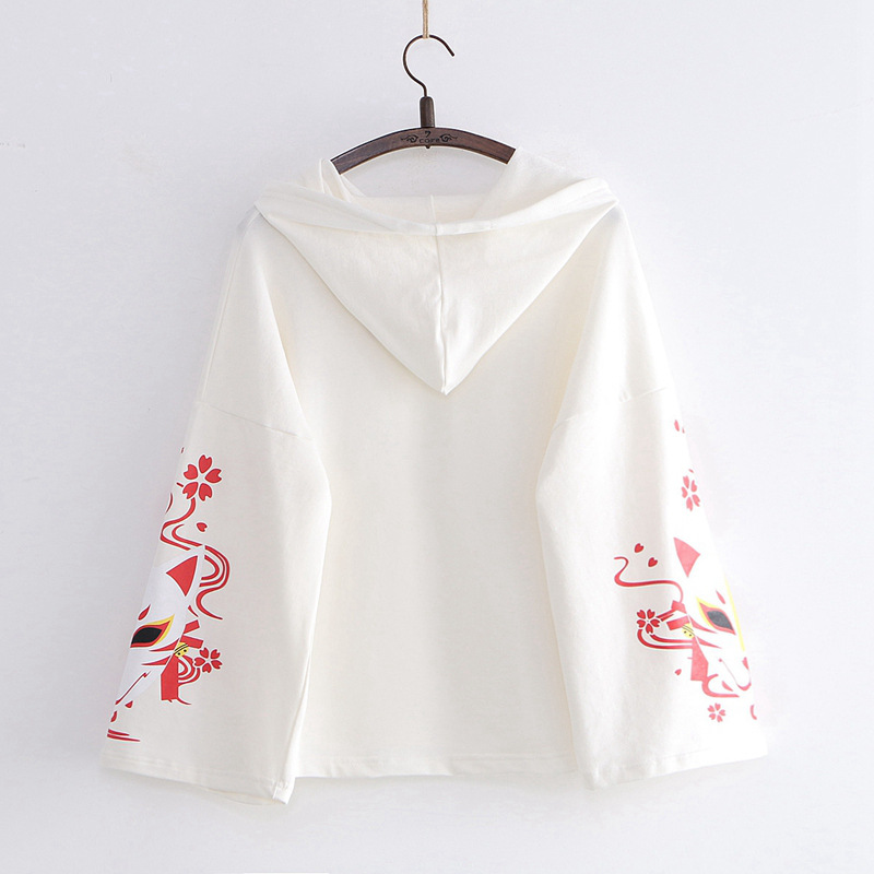 Women's Long-sleeved Hooded Sweater - Lifestyle Image