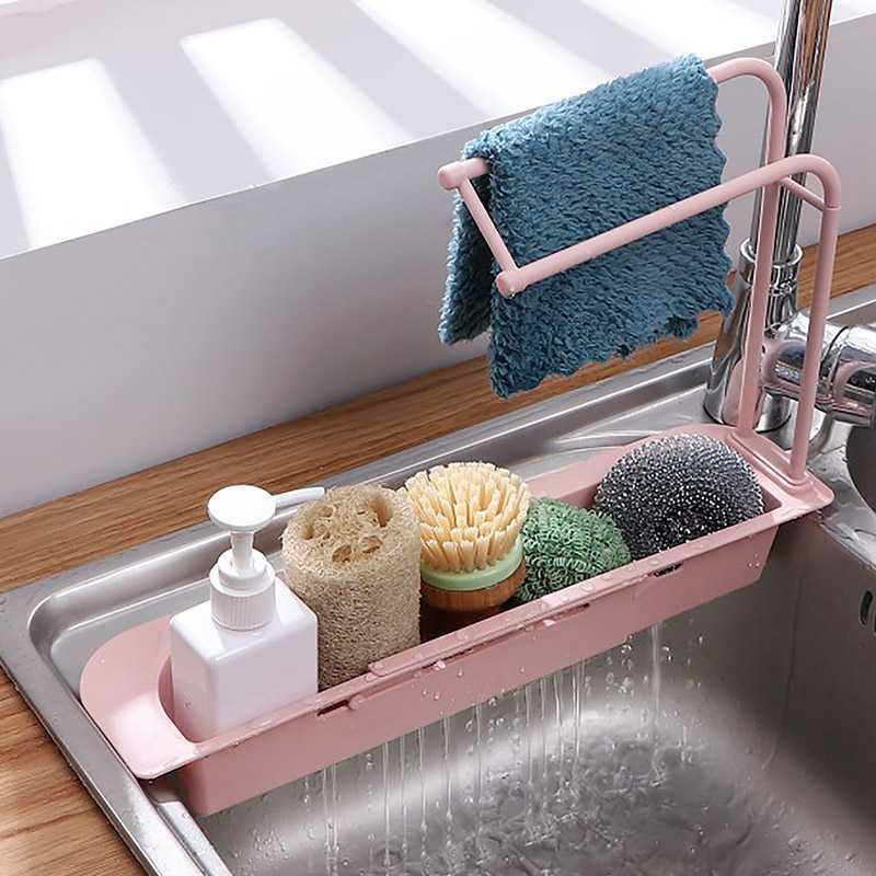Dishcloth Rack in Pink