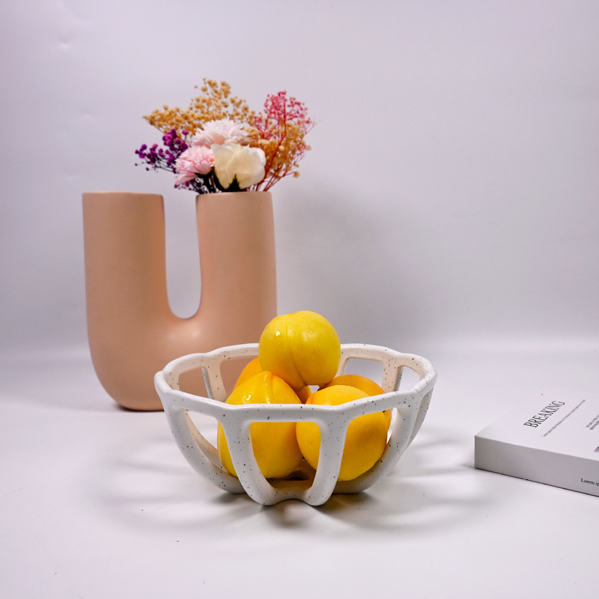 Ceramic Fruit Basket 3