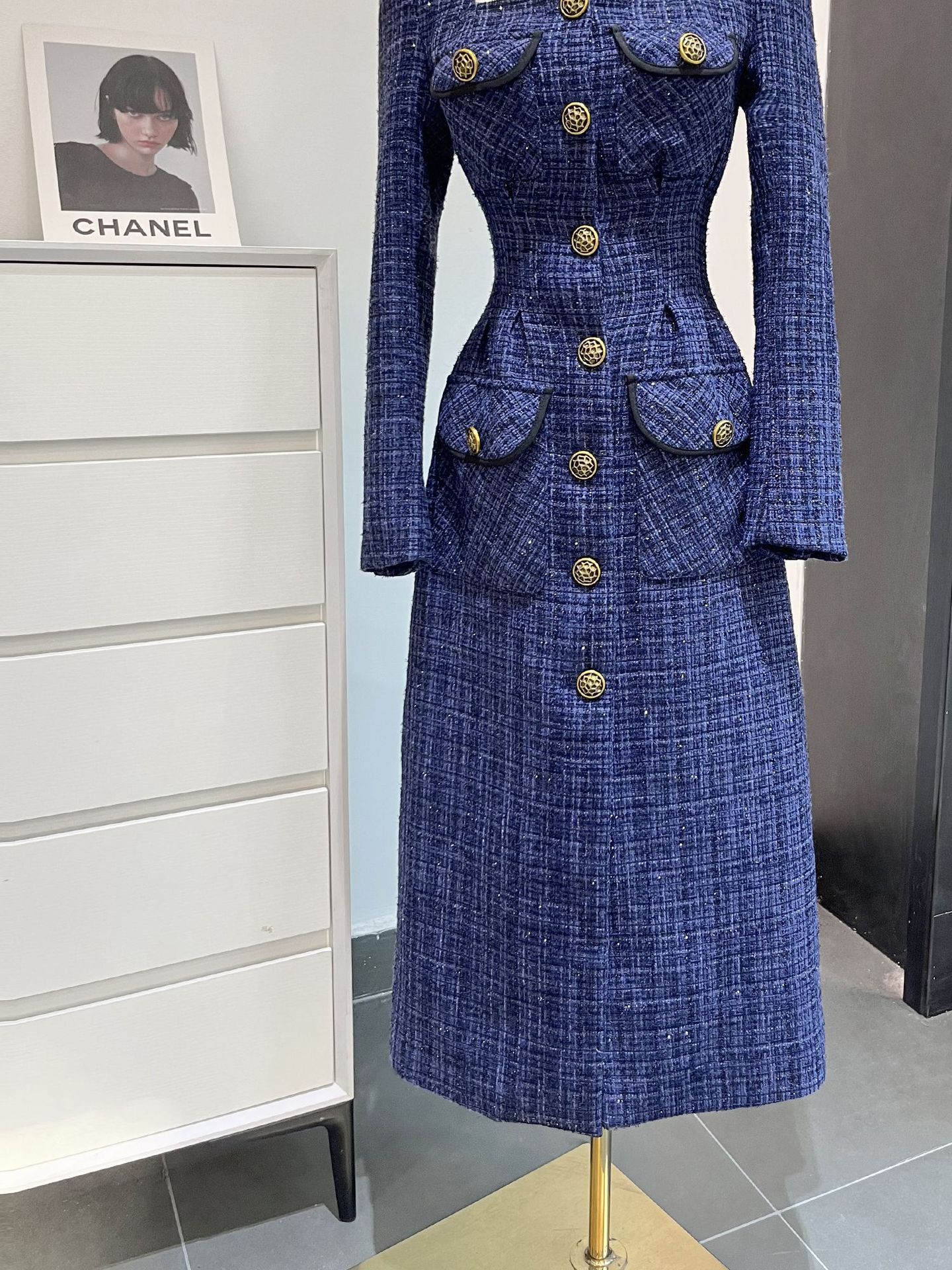 French Tweed Dress - Image 5