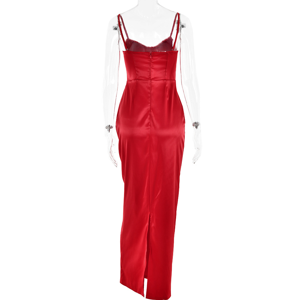V-neck Strap Backless Dress 15