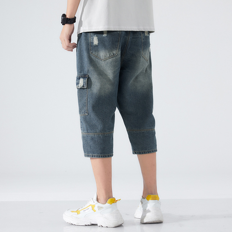 Men's Cropped Jeans Image 4