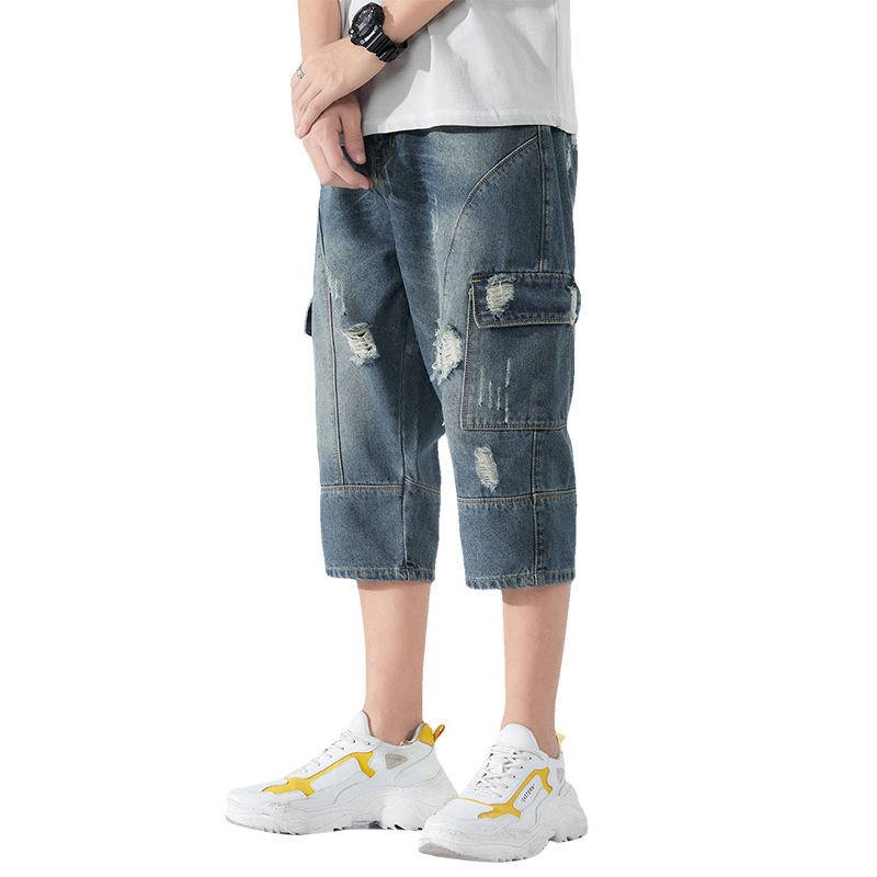 Men's Cropped Jeans Image 6