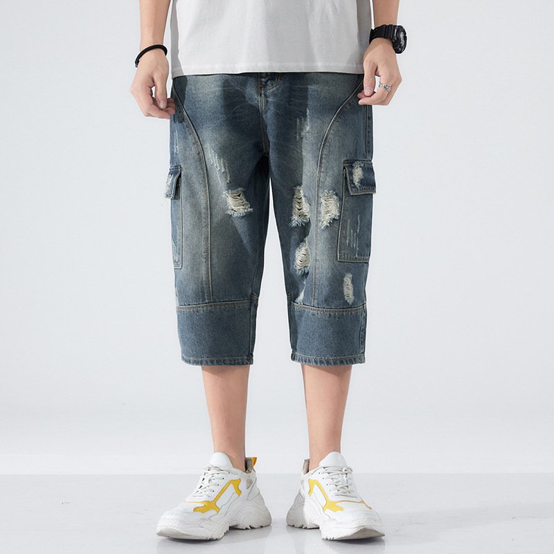Men's Cropped Jeans Image 3