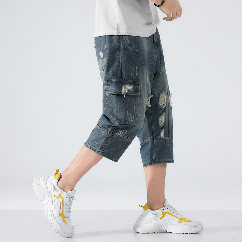 Men's Cropped Jeans Image 7
