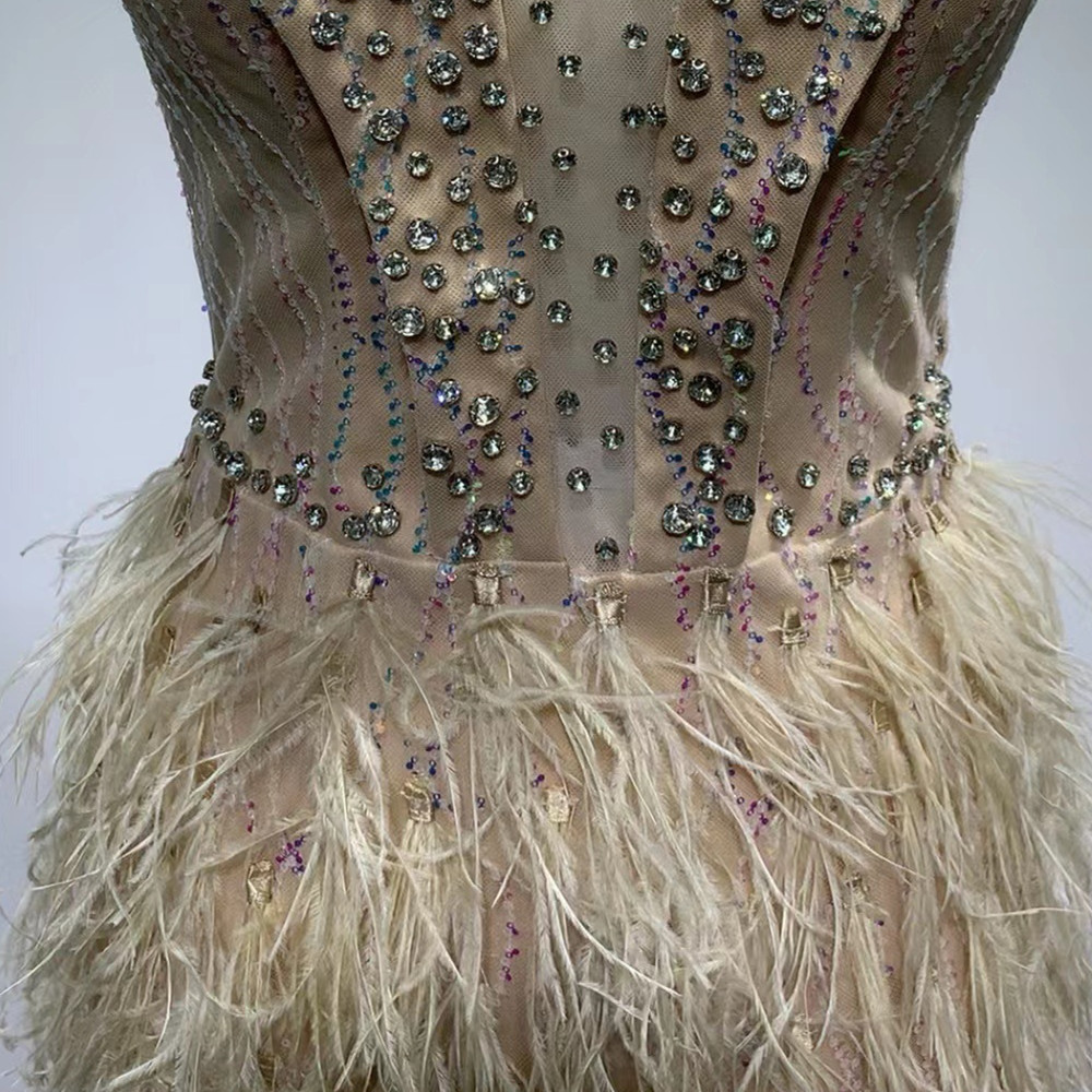 Women's Fashionable Sequins Tassel Dress Image 6