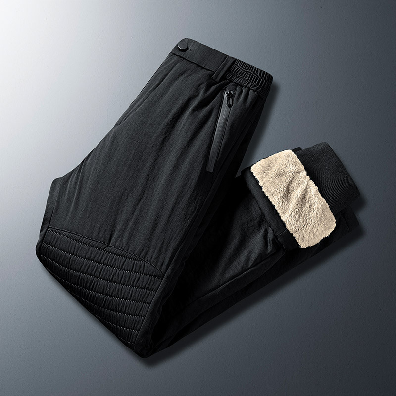 Lambswool Cotton Pants Khaki