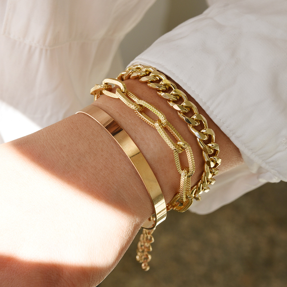 White K Punk Bracelet