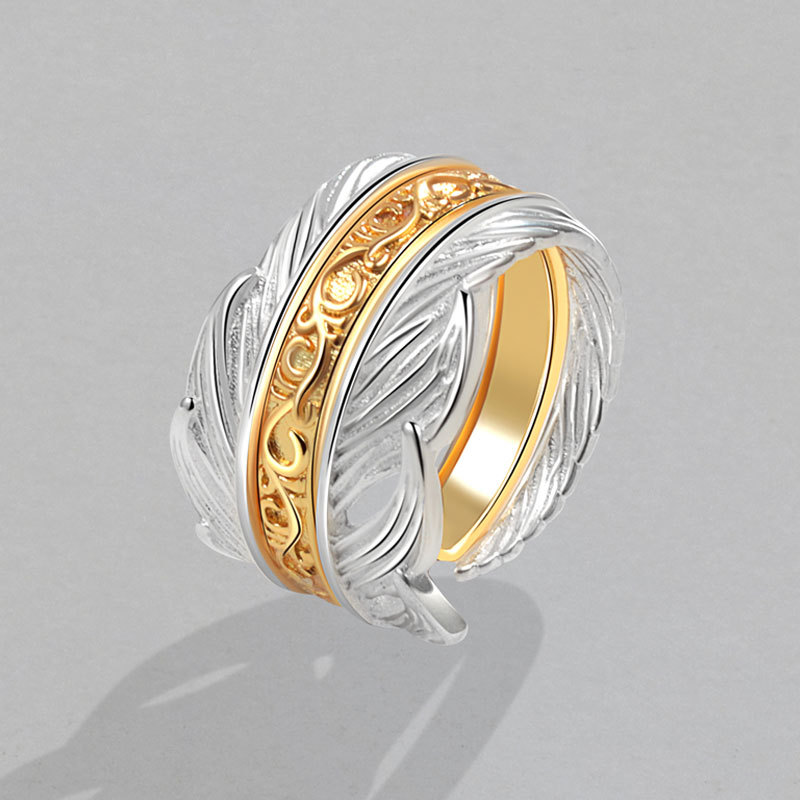 Three-layer Feather Ring Image 3