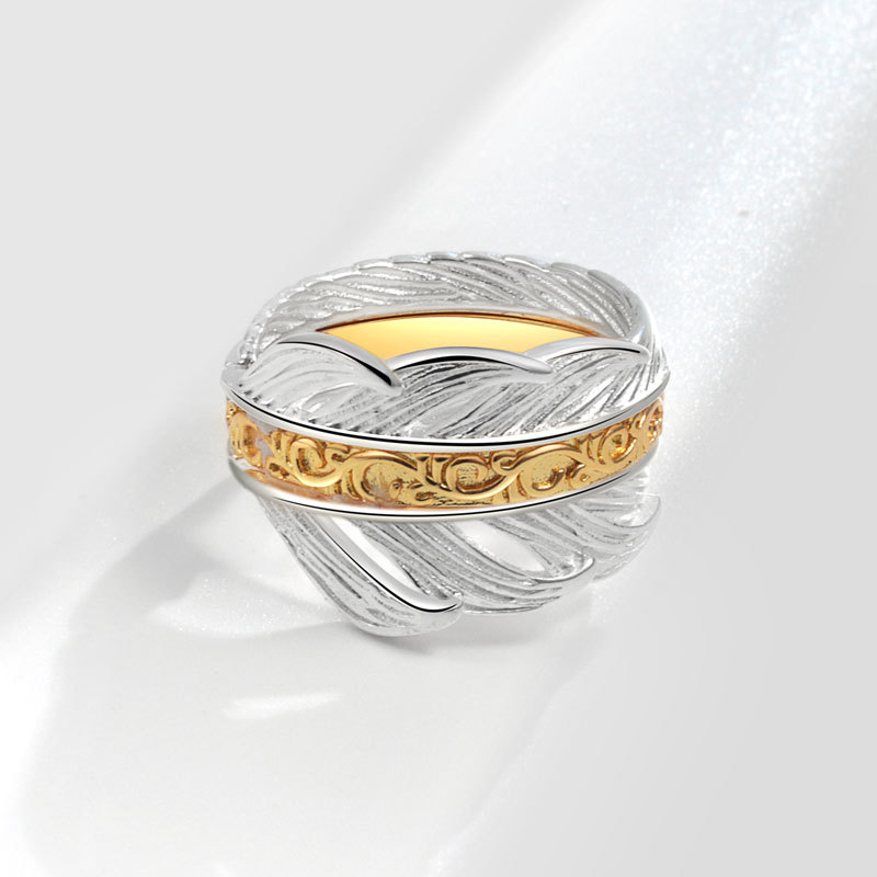 Three-layer Feather Ring Image 2