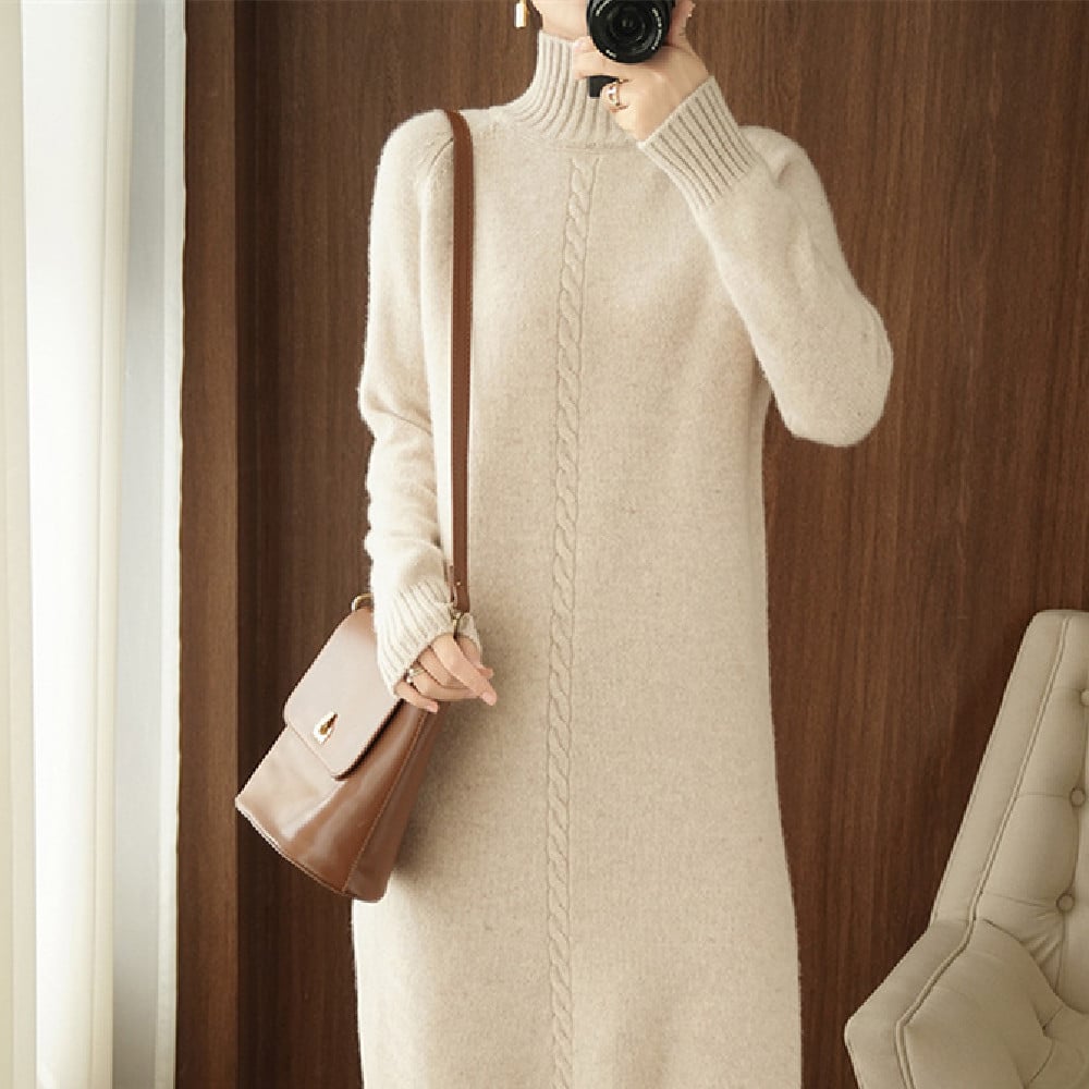 Women's Base Cashmere Woolen Skirt - Image 4