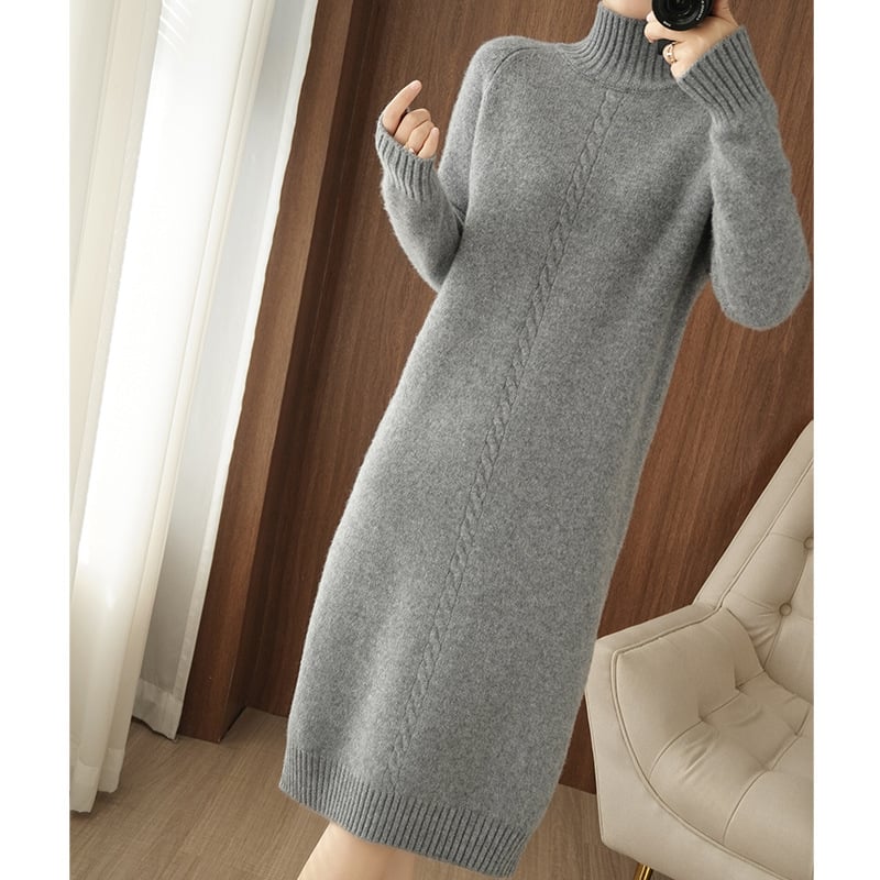 Women's Base Cashmere Woolen Skirt - Image 6