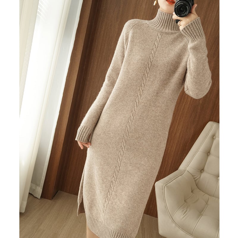 Women's Base Cashmere Woolen Skirt - Image 3
