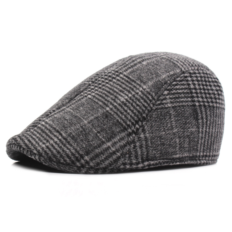 Men's New Fashion Cotton Beret in Coffee