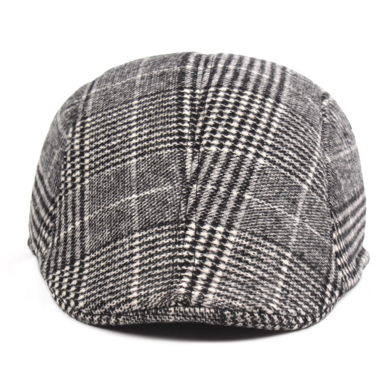 Check Pattern on Beret