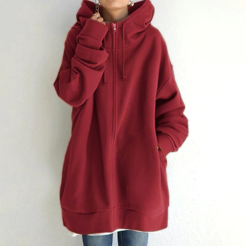 Women's Fuzzy Hoodie front view