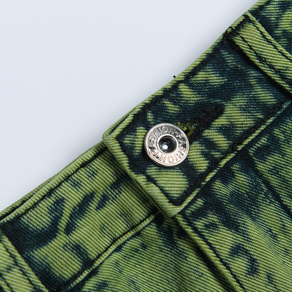 Irregular Design Denim Skirt 6