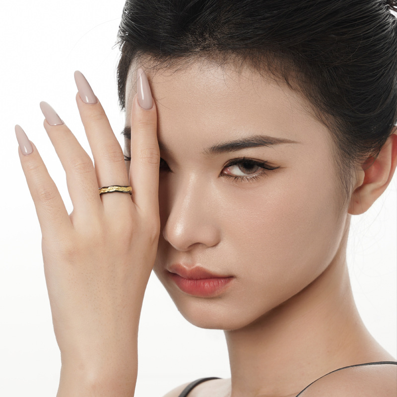 Fashion Women's Open Color Matching Ring Image 4
