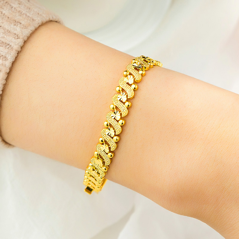 Women's Ethnic Flower Heart-shaped Bracelet 4